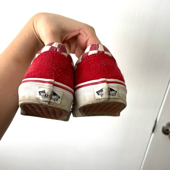 Red Checkered Vans - Picture 4 of 7